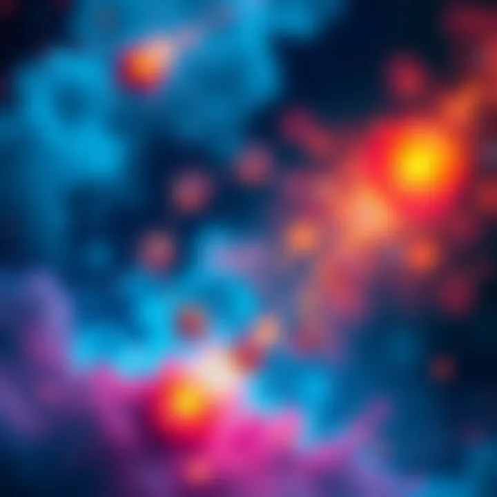 Illustration depicting the cyclical nature of life events with interconnected circles