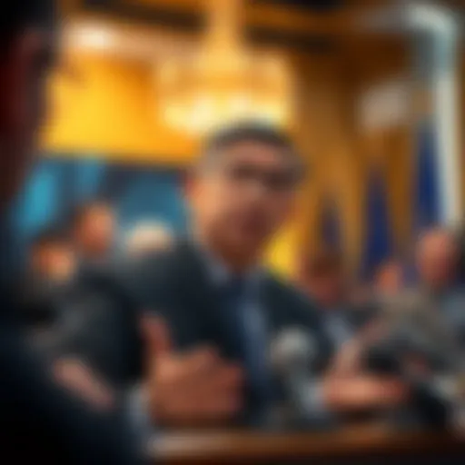 CZ expressing disappointment over EU's missed Binance liquidity deadline during a press conference