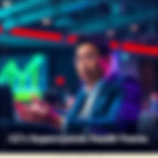 CZ discussing market trends CZ speaking at a conference about cryptocurrency market cycles and supercycles