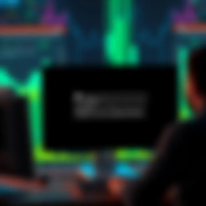 A computer screen displays an error message related to Daedalus wallet restoration, with a concerned user looking on.