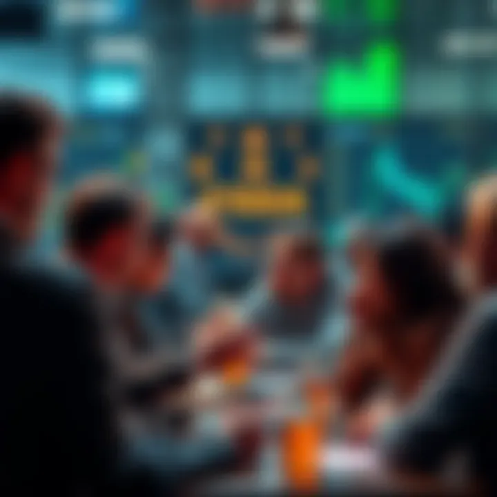 Participants in a lively cryptocurrency discussion, sharing insights and warnings about trading safely.