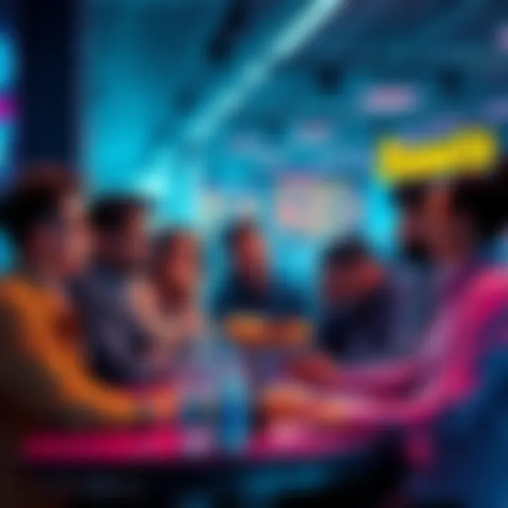 People engaging in a daily discussion about crypto trends and enjoying donuts.