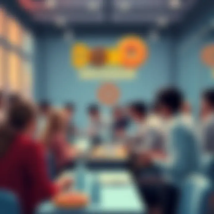 People engaging in an online discussion about donuts and other topics in a forum setting