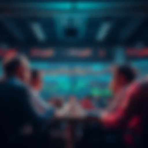 Daily Trading Discussion A group of people discussing trading strategies and sharing tips online in a forum setting.