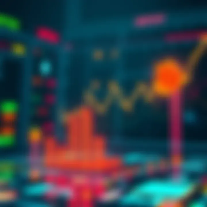 A graphical representation showing Dapps generating revenue in the crypto market while highlighting their market value disparity.