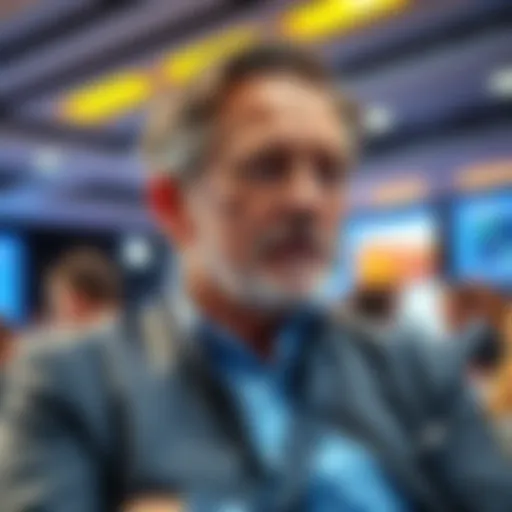 David Hoffman sharing his thoughts on selling ETH and Ethereum's future at a conference.