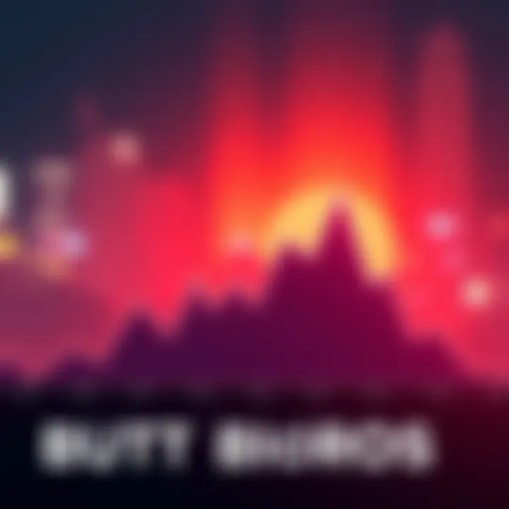 A graph showing a downward trend in discussions about Butt Bros, indicating a decrease in popularity.