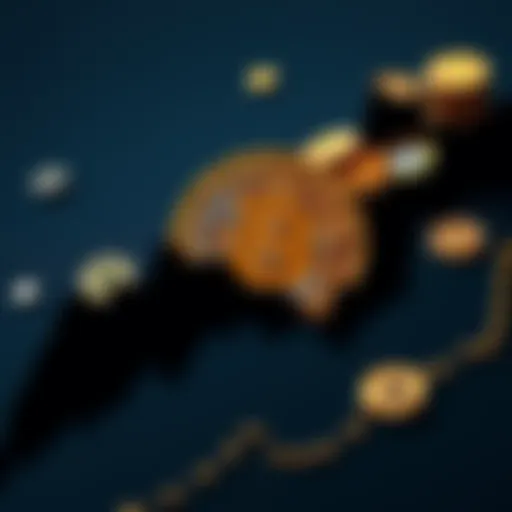 A visual representation showing a fading Bitcoin symbol with a shadow of various altcoins in the background, symbolizing the decline of Bitcoin maximalism in cryptocurrency.