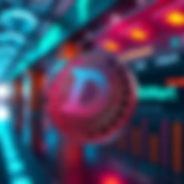 Graphic showing Decred (DCR) logo with BitMart exchange details