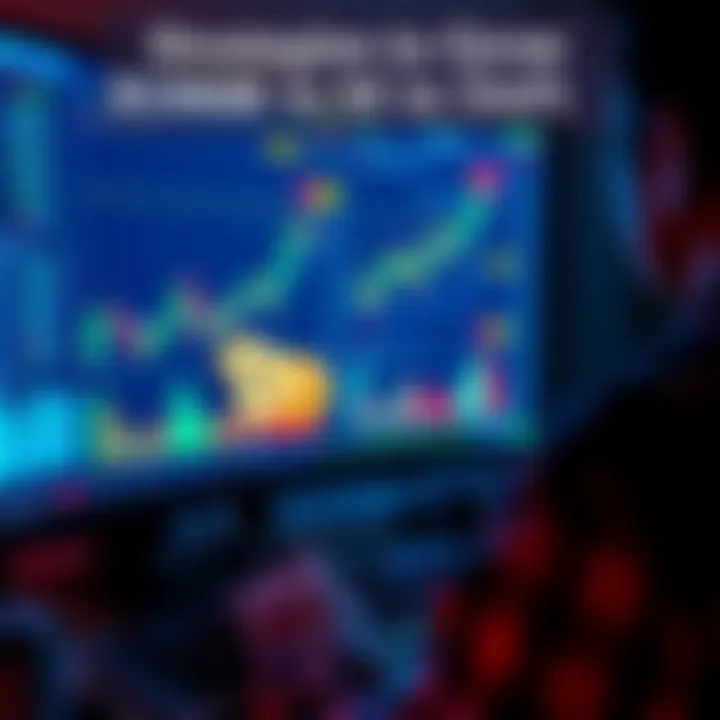 A person analyzing financial charts and graphs on a computer screen, with cryptocurrencies displayed prominently. The focus is on strategies to increase investment.