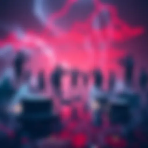A visual representation of various decentralized finance protocols standing strong during a global internet outage, with digital elements symbolizing resilience and infrastructure risks, showcasing a ...