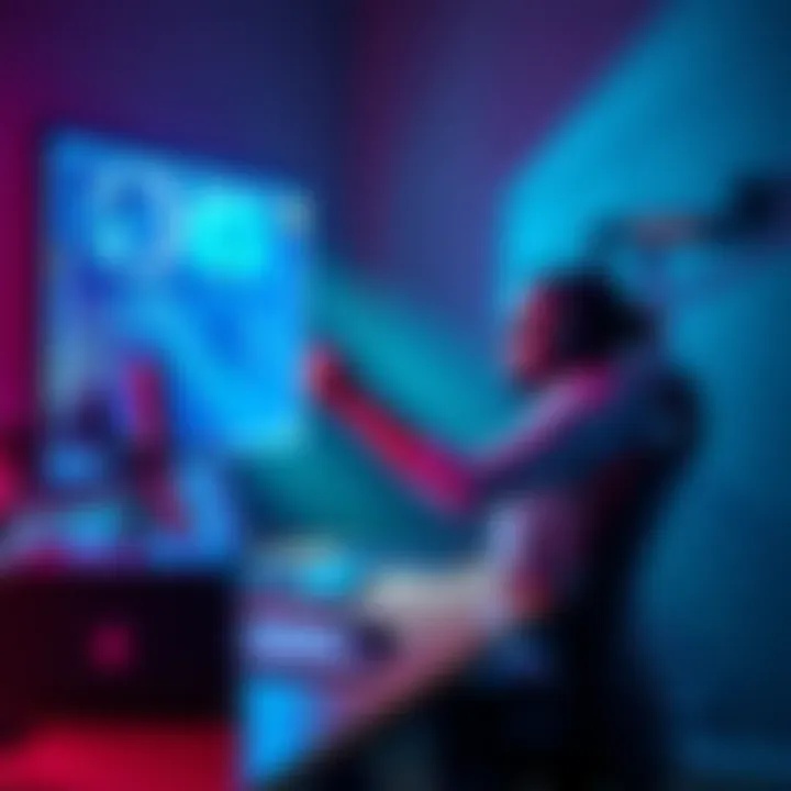 A person exercising at a desk with a laptop, generating power for cryptocurrency mining