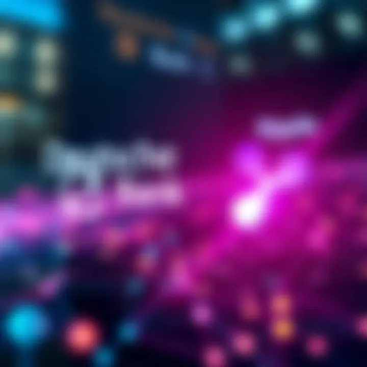 Visual representation of Deutsche Bank and Ripple logos alongside a blockchain network, highlighting their partnership