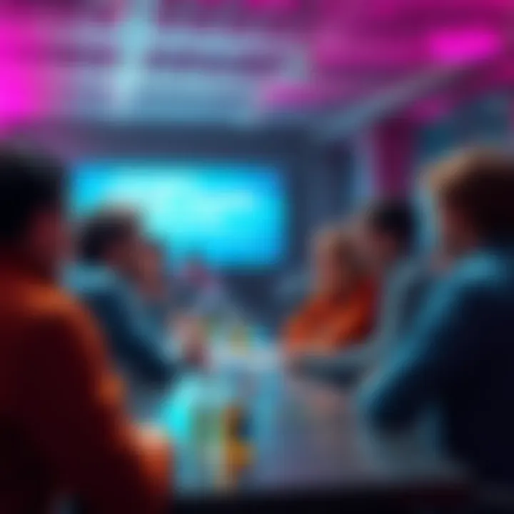 Participants discussing open source advancements at the Developer Experience Working Group meeting