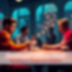 A group of developers discussing features and benefits of Charli3 for Cardano