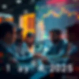 People engaging in a discussion about trading strategies and current events