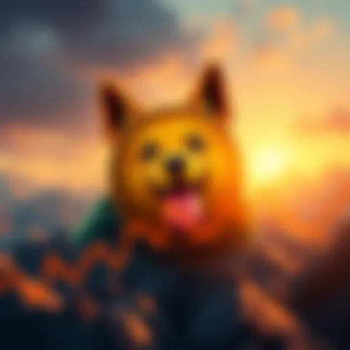 A chart showing the Doge coin price struggle around 0.0710, indicating a flat trend for ten days.