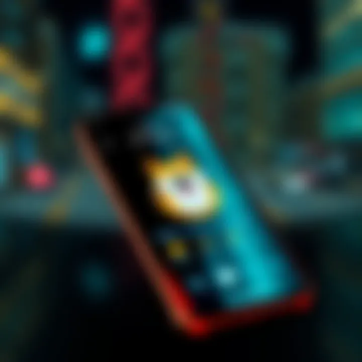 A smartphone displaying the Doge Wallet 1.14.9 interface with dogecoin graphics
