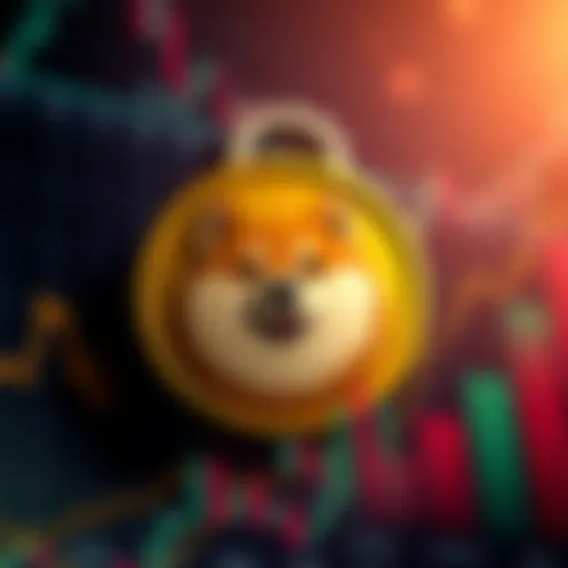 A graphic showing the Dogecoin logo alongside rising financial charts, symbolizing potential gains and institutional interest.
