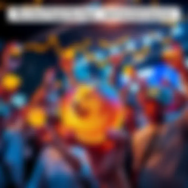 A group of people celebrating their investment in Dogecoin, holding coins and showing enthusiasm for cryptocurrency