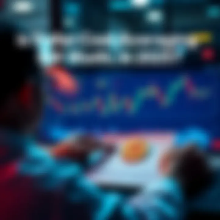 Dollar-Cost Averaging in Investing A person reviewing investment graphs and charts while considering Bitcoin prices, with a focus on financial planning and empowerment.