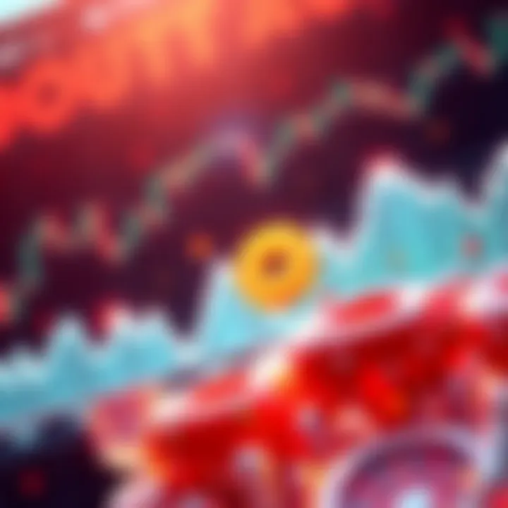 Graph showing DONUT cryptocurrency price surging with symbols of altseason and rising market trends