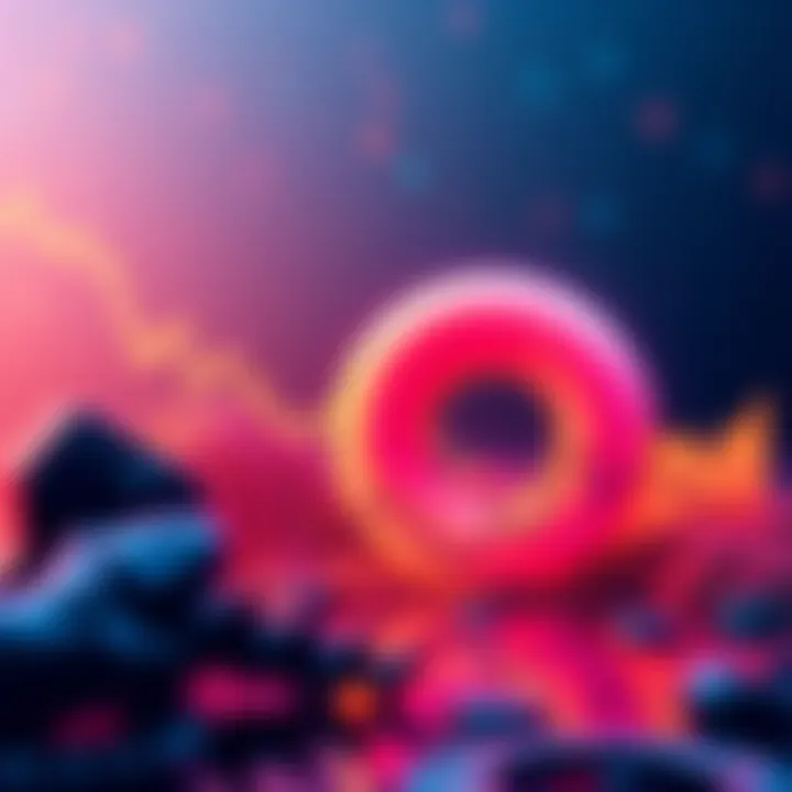 Graph showing the decline in ETH and DONUT values alongside trading volume and liquidity changes in the Donut Pool