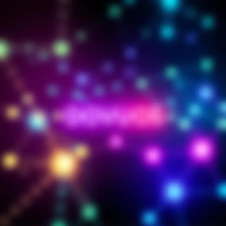 An illustration showing the DOVU OS logo connected to the Hedera public network, symbolizing security and efficiency in carbon markets.