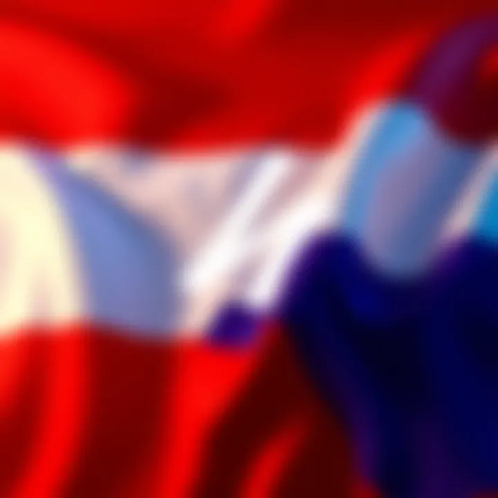 A graphic representation of the Dutch flag with a tax symbol overlay, indicating the new tax on crypto gains.