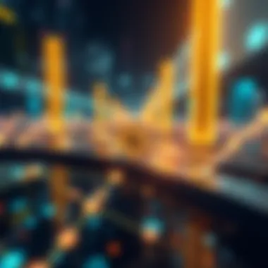 Illustration of Eco's instant stablecoin bridging to BNB Chain, featuring digital connections and blockchain symbols.