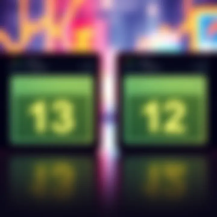 A graphic showing two Electrum wallet interfaces side by side, one with a 13-word phrase and another with a 12-word phrase, highlighting the conversion process.