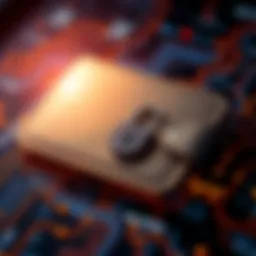 A digital representation of the Electrum wallet with a lock symbol, highlighting the importance of a security patch after Bitcoin thefts.