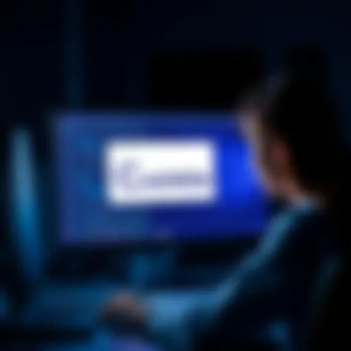 A computer screen showing an email notification from Coinkite with a confused person looking at it.