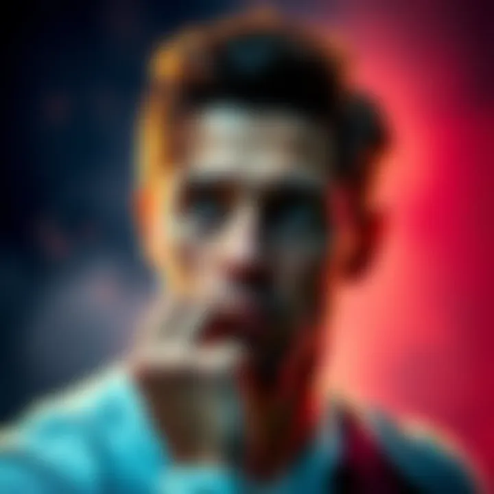 A person deep in thought about whether to keep or sell soccer player Enzo Fernandez