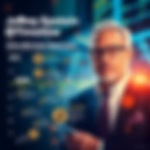 A visual timeline showcasing key events in Jeffrey Epstein's involvement with Bitcoin from 2014 to 2026, highlighting important investments and connections.