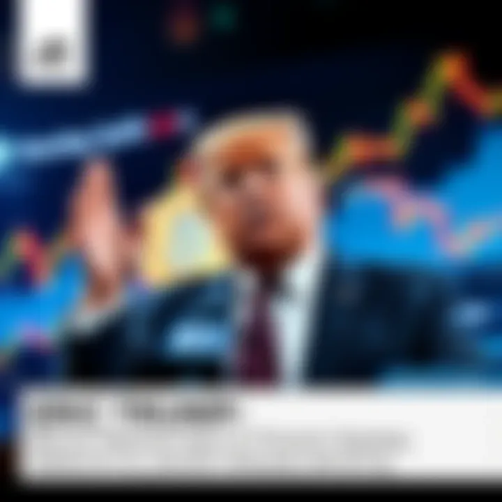 Eric Trump announcing a Bitcoin reverse split to prevent Nasdaq delisting, with a graph showing BTC holdings and market trends in the background