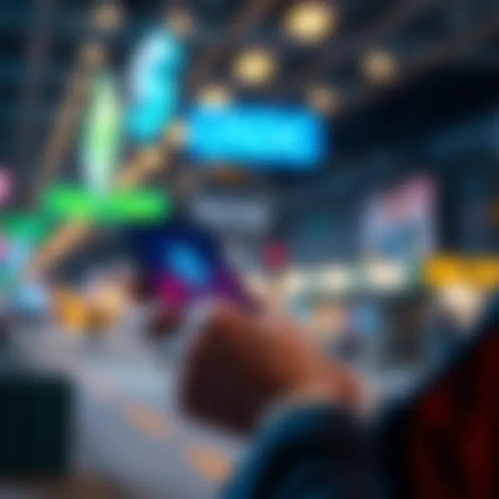 ETH to USDC Exchange A person using a smartphone to swap ETH for USDC, showcasing fast transactions without KYC processes.