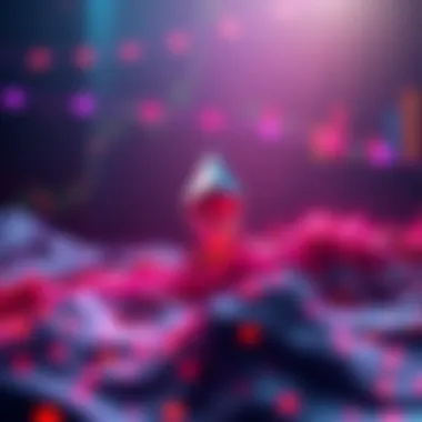 A graphic showing soaring Ethereum transactions and active addresses, representing growth in Q1 2026.