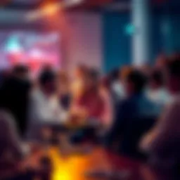 People engaging in a lively discussion about Ethereum topics and news