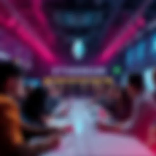People discussing Ethereum updates and sharing news in a vibrant online forum