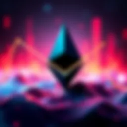 Graph showing Ethereum's DeFi market share decline by 10% with rising competition from other blockchain networks.