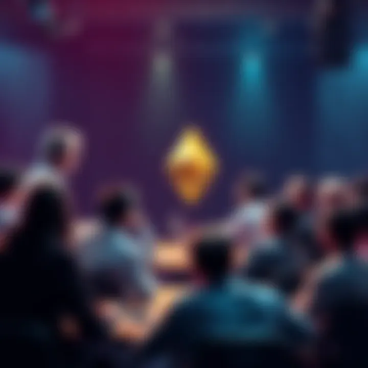 A group of people discussing Ethereum trends and prices in a forum setting