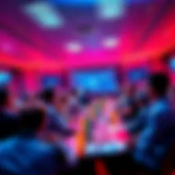 A vibrant forum discussion about Ethereum and DeFi trends with people sharing insights and strategies.