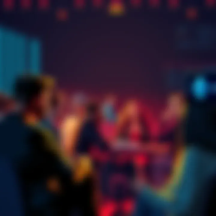 A diverse group of people engaging in conversation about Ethereum, sharing news and price updates with enthusiasm.