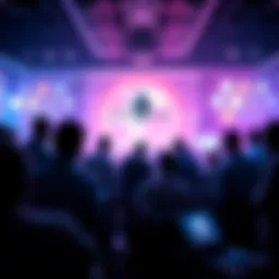 People discussing Ethereum news and trends in a digital forum setting