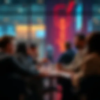 People discussing Ethereum news and prices in a casual setting