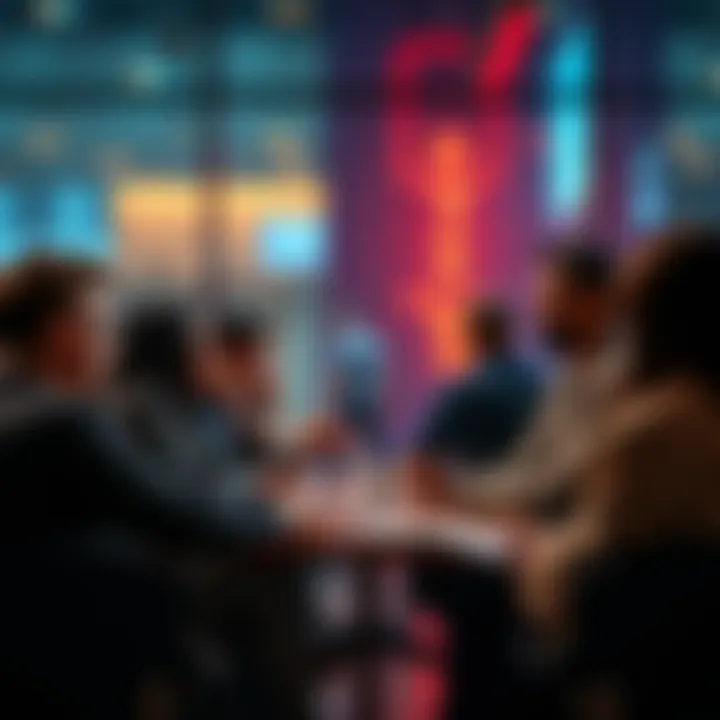 People discussing Ethereum news and prices in a casual setting