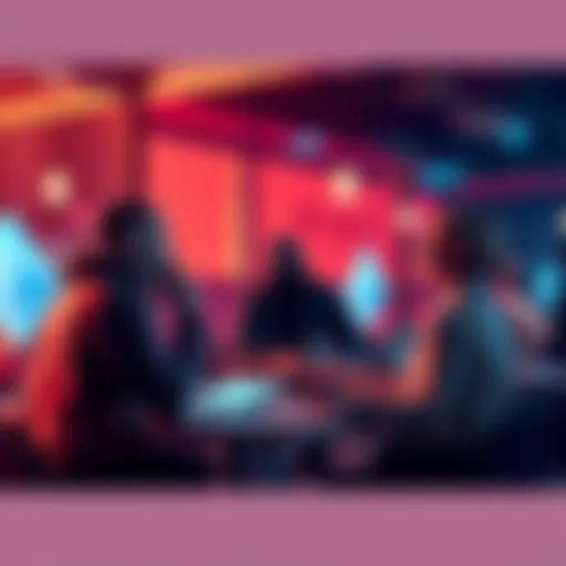 People engaging in a conversation about DeFi and cryptocurrency trends on a digital platform.