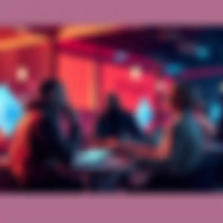 People engaging in a conversation about DeFi and cryptocurrency trends on a digital platform.