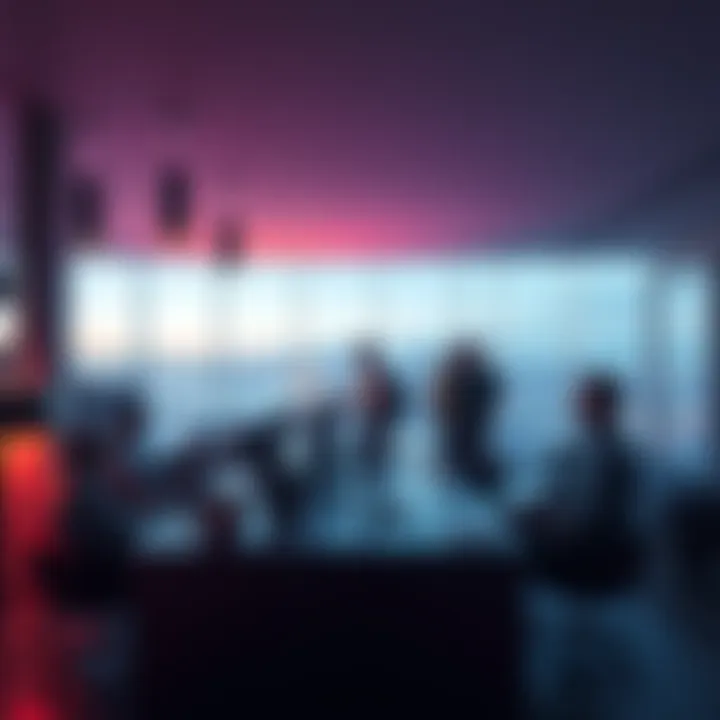A view of the newly opened Ethereum House, featuring people collaborating and working on Ethereum projects in a modern space.